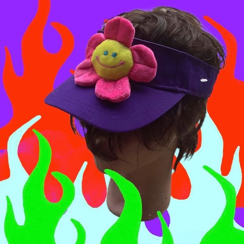 Flower power visor